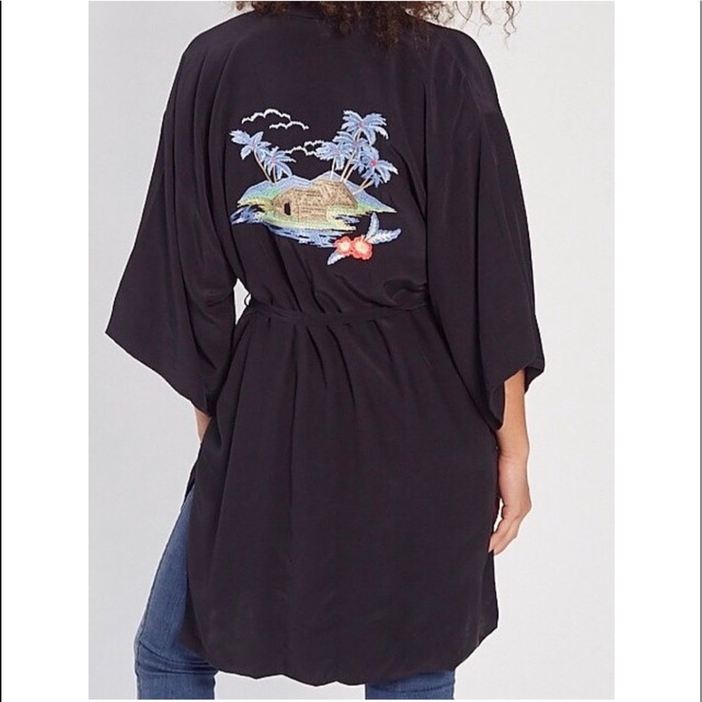 Embroidered Kimono